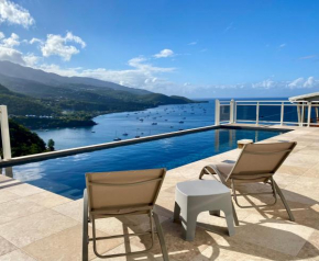 Villa Ozalee Vue panoramique sur la baie de Malendure